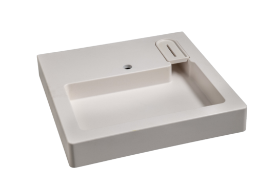 Plan Lava pour machine à laver, Surian blanc S250, 600 x 600 mm